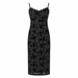 dior galliano black lace bow mini slip dress Christian Dior by John Galliano Black Lace Bows Mini Slip Dress, F/W 1998